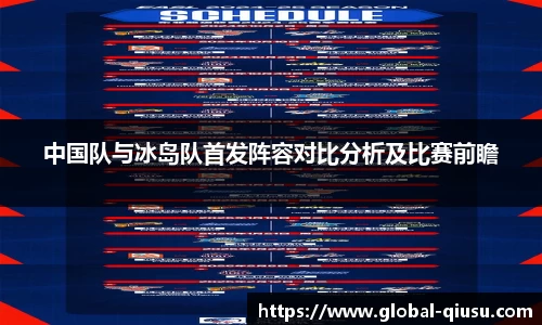 中国队与冰岛队首发阵容对比分析及比赛前瞻